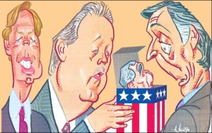 Nicholas Burns, Thomas Shannon, Bush (USA) y Kirchner