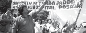 Trabajadores del Hospital Posadas en lucha