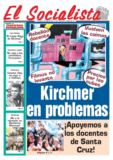 Tapa de El Socialista