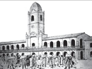 Dibujo de poca en tinta china realizado por Nicols Cotanda