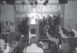 Vista del acto de cierre del 25 de mayo