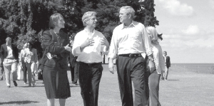 Tabar Vzquez cuando recibi al genocida Bush