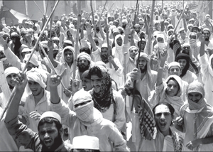 Repudio del pueblo paquistan contra el dictador Musharraf