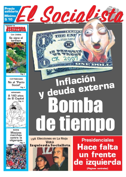Tapa de El Socialista