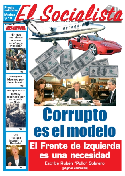 Tapa de El Socialista