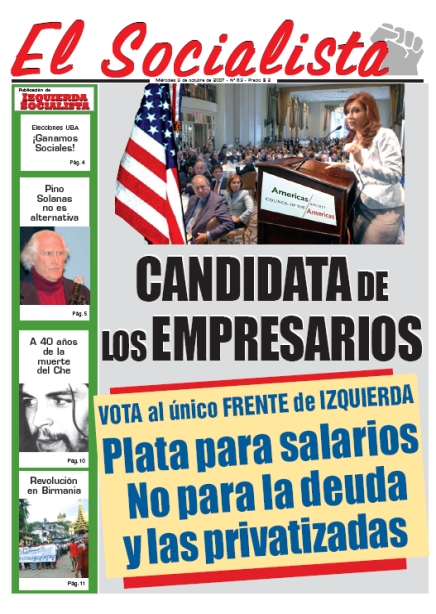 Tapa de El Socialista