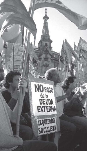La consigna del no pago estuvo presente en el acto del FITS del pasado 20/10 en Congreso
