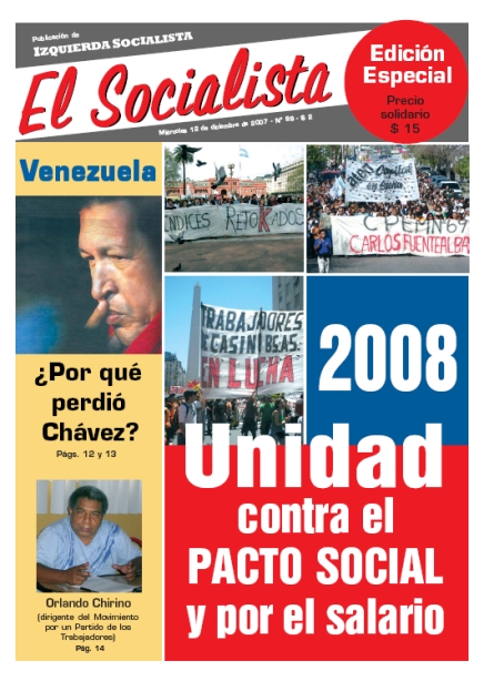 Tapa de El Socialista