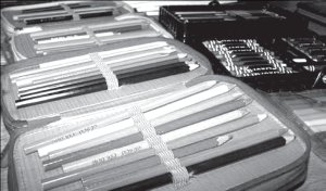 Las cartucheras se fueron a las nubes