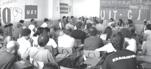 Vista de la charla en Sociales