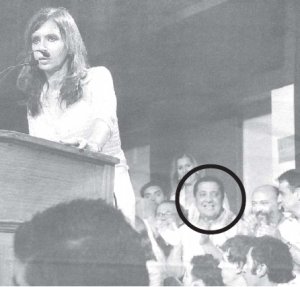 Cristina habla en el acto de Parque Norte, DElia aplaude