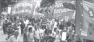Vista de la marcha