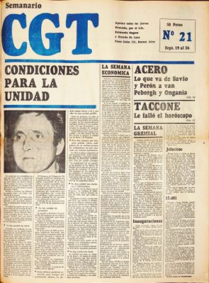 Facsimil de uno de los nmeros del semanario que dirigia Walsh