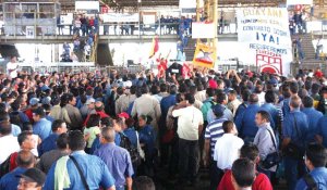 Trabajadores de SIDOR en lucha