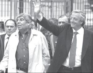 Moyano y Kirchner: favores mutuos