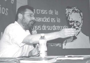 El profesor Jos Castillo exponiendo