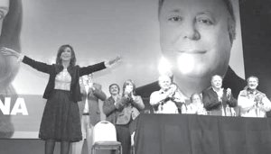 Cristina en campaa con Urqua-AGD