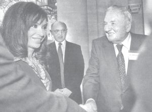 Cristina junto a Rockefeller de qu se ren?