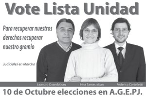 Leandro Oxandaburu, Irina Santesteban y Federico Cortelleti