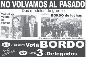 Afiche de campaa de la Bord