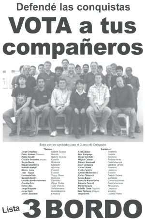 Afiche de campaa del Mitre