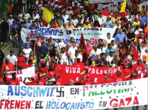 Marcha en Venezuela, Caracas. Enero 2009