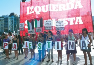 Columna de Izquierda Socialista. Marcha jueves 22/1