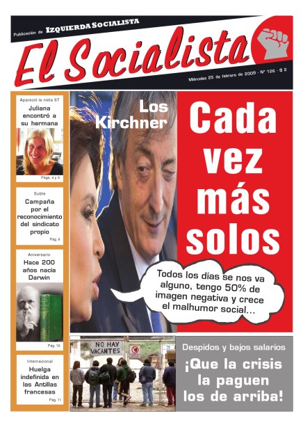 Tapa de El Socialista