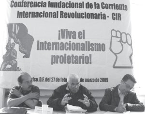 Enrique Gmez (POS), Joaqun Aracena (LST) y Cuauhtmoc Ruiz del POS