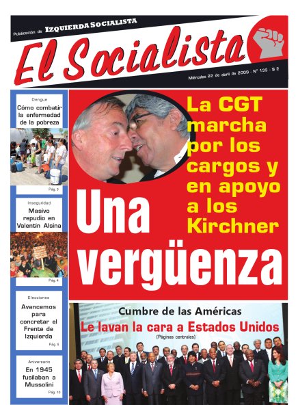 Tapa de El Socialista