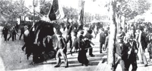 El reclamo por las ocho horas de trabajo fue llevado como reclamo a la Plaza Lorea desde principios del siglo