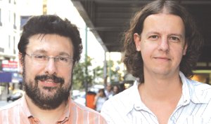 Jos Castillo (Izquierda Socialista)y  Christian Castillo (PTS)