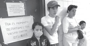 Mxico: un gran cartel anuncia que no hay vacunas para el nuevo virus. Una historia que se repite en toda Latinoamrica