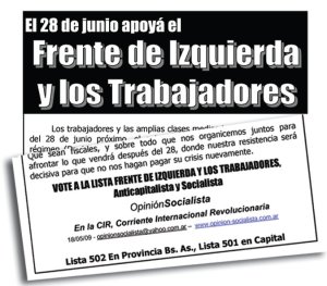 Volante de Opinión Socialista