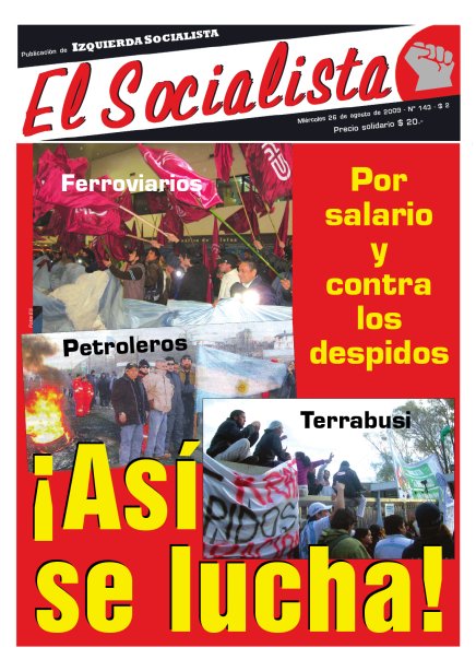 Tapa de El Socialista