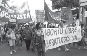 Vista de una de las marchas protagonizadas en el Encuentro