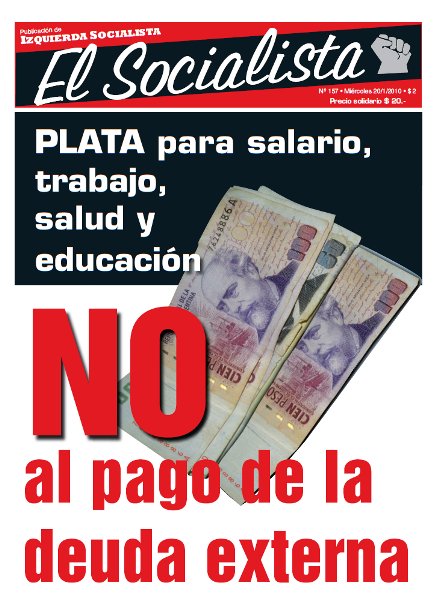 Tapa de El Socialista