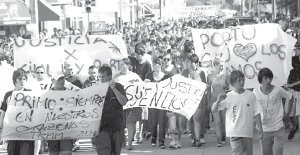 En las marchas se reclam justicia