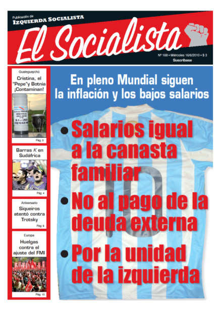 Tapa de El Socialista