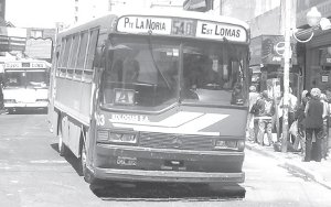 Los choferes de las lneas que unen la estacin de Lomas de Zamora con Puente La Noria, enfrentan la crisis del transporte
