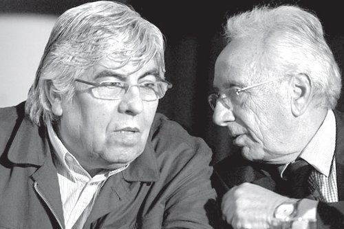Hugo Moyano y Hctor Recalde
