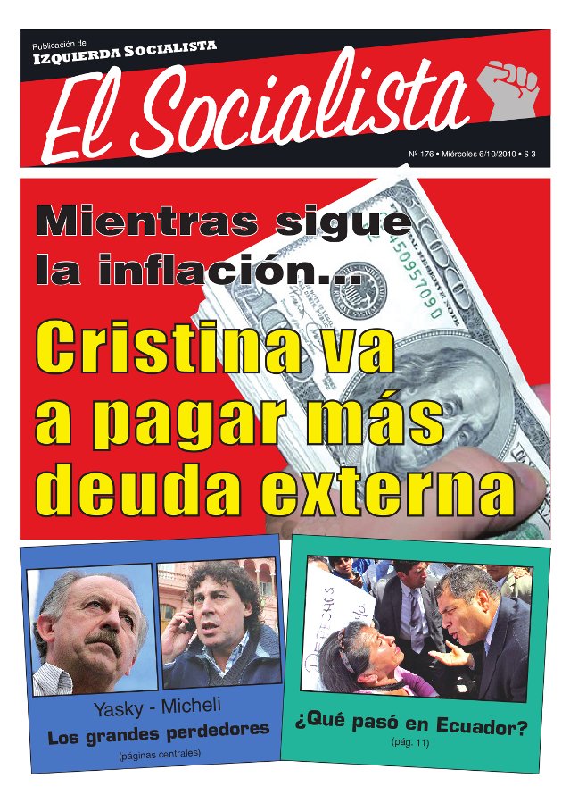 Tapa de El Socialista