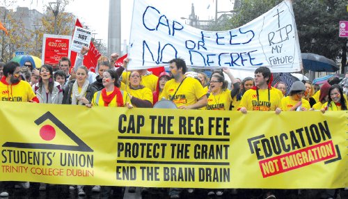Marcha en Dublin, Irlanda
