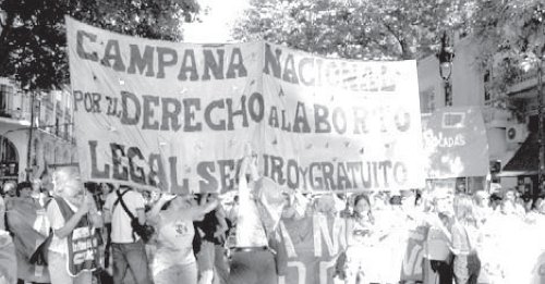 Movilizacin en reclamo del aborto libre, seguro y gratuito
