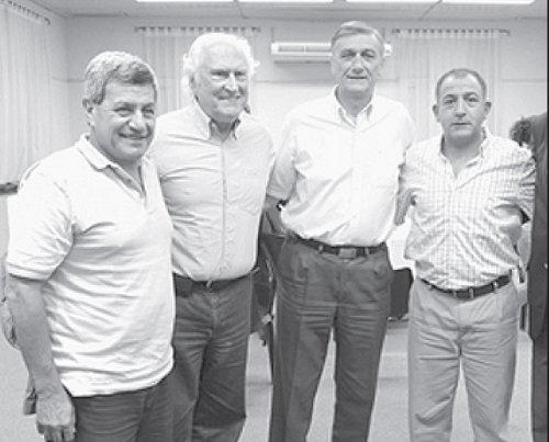 De Gennaro, Solanas, Binner y Juez en un reciente encuentro