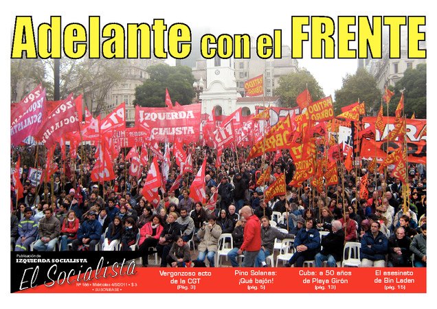 Tapa de El Socialista