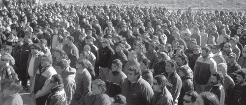 Petroleros de Santa Cruz en asamblea