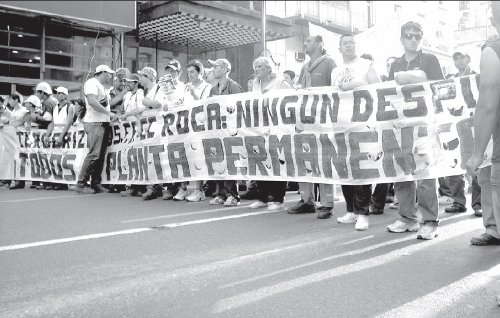 Los nuevos dirigentes de los tercerizados no pudieron ser candidatos