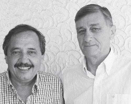 Alfonsn y Binner en enero de este ao reunidos en Villa Gesel para analizar la realidad nacional