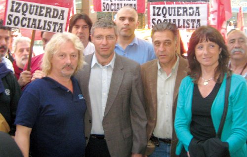 Sobrero acompañado por Giordano, Pitrola y Ripoll